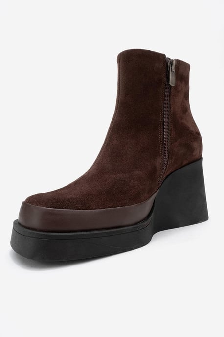 Livia Leder-Keilabsatz-Stiefel (Damen) - Image 4
