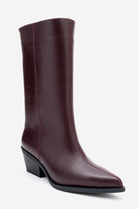 Juana Leder Spitzschuh Stiefel (Damen) - Image 1