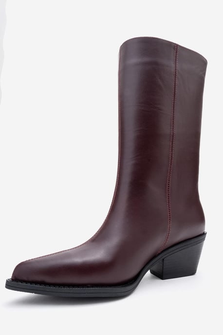 Juana Leder Spitzschuh Stiefel (Damen) - Image 4