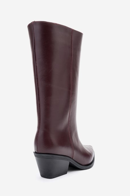 Juana Leder Spitzschuh Stiefel (Damen) - Image 5