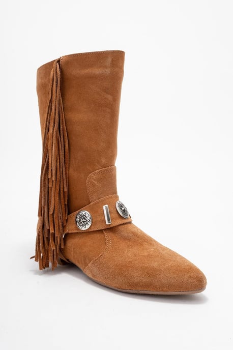 Selora Leder Schnalle Western Boot - Image 1
