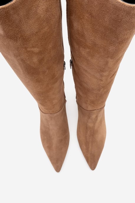 Merla Leder Blockabsatz Stiefel (Damen) - Image 2