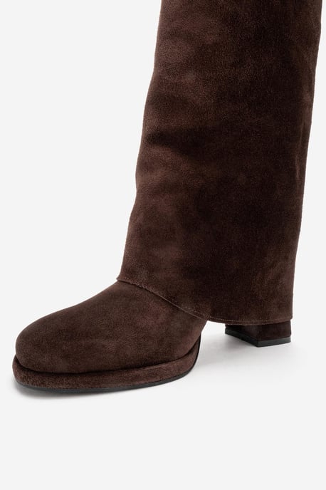 Lojo Leder Blockabsatz Stiefel (Damen) - Image 5