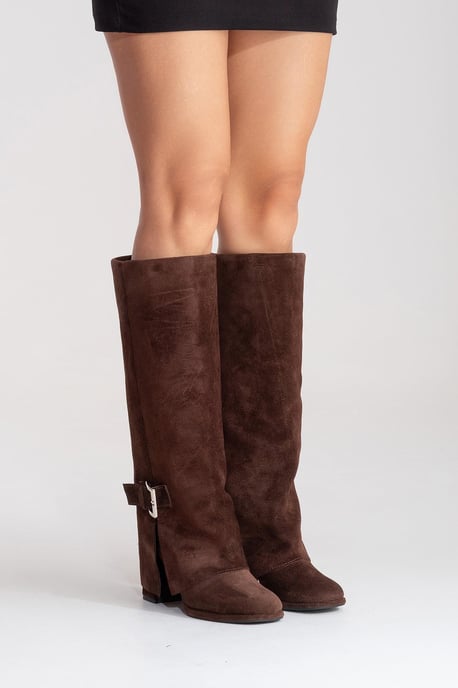Lojo Leder Blockabsatz Stiefel (Damen) - Image 6