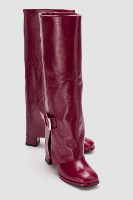 Lojo Leder Blockabsatz Stiefel (Damen) - Image 1