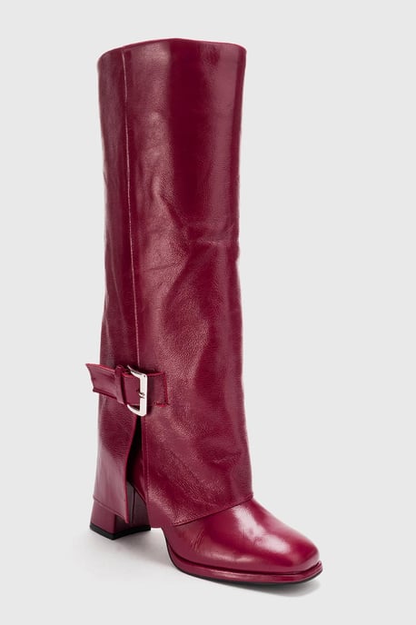 Lojo Leder Blockabsatz Stiefel (Damen) - Image 2