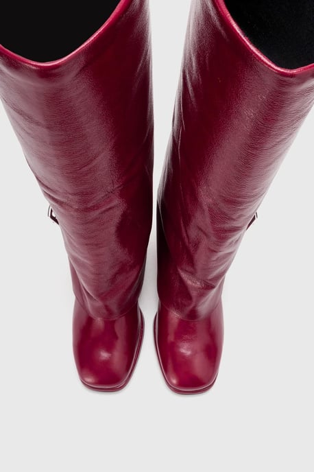 Lojo Leder Blockabsatz Stiefel (Damen) - Image 3