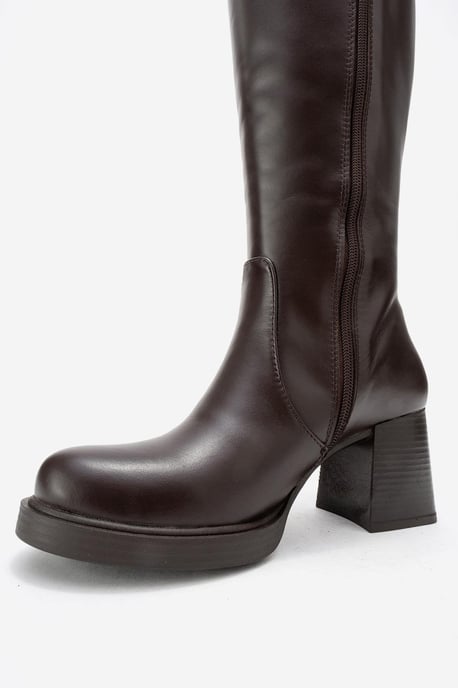 Lensa Leder Blockabsatz Stiefel (Damen) - Image 4