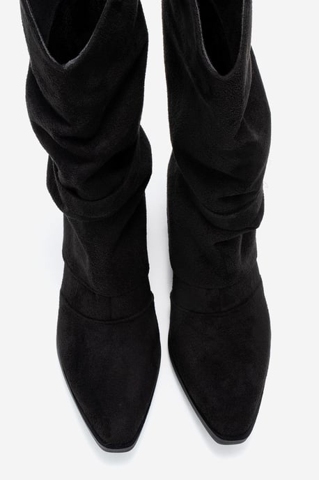 Okus Schnalle Blockabsatz Stiefel - Image 2