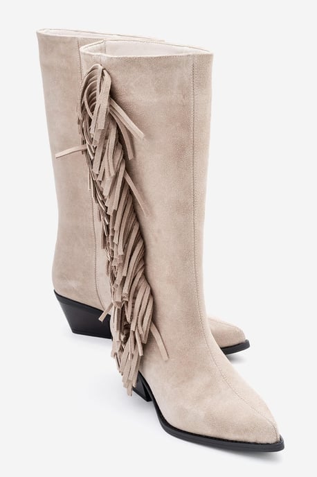 Orlo Lederstiefel mit Fransen im Western-Stil (Damen) - Image 2