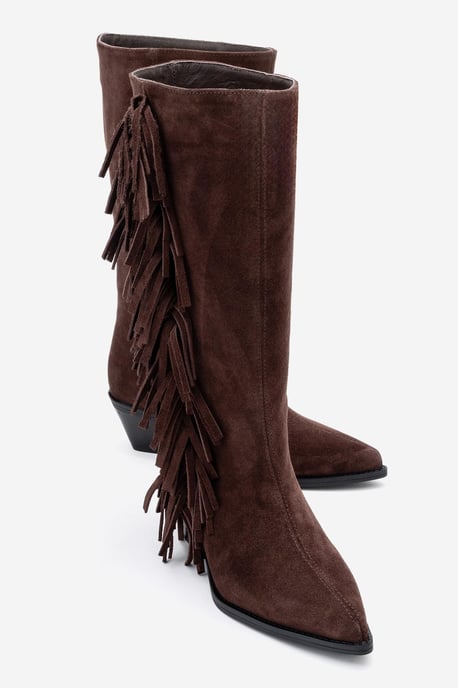 Orlo Lederstiefel mit Fransen im Western-Stil (Damen) - Image 2