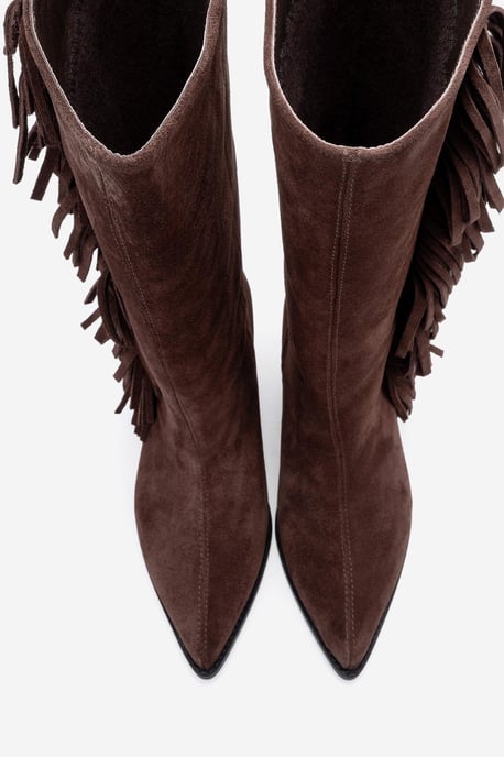 Orlo Lederstiefel mit Fransen im Western-Stil (Damen) - Image 3