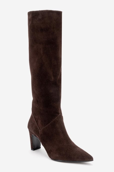 Merla Leder Blockabsatz Stiefel (Damen) - Image 2