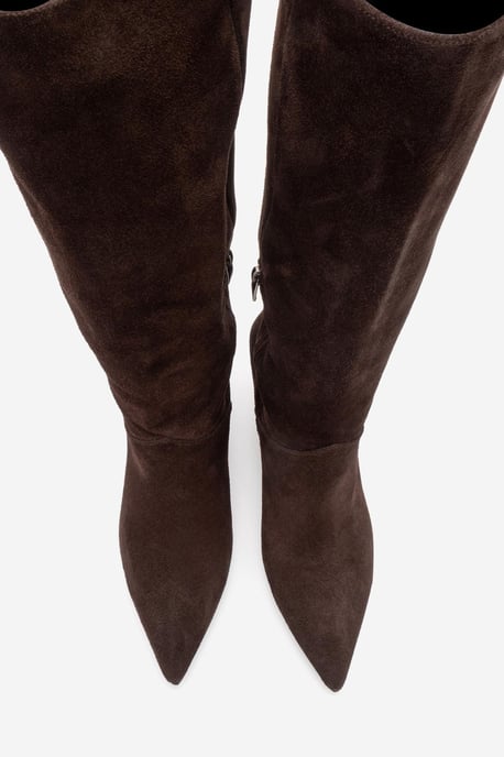Merla Leder Blockabsatz Stiefel (Damen) - Image 3