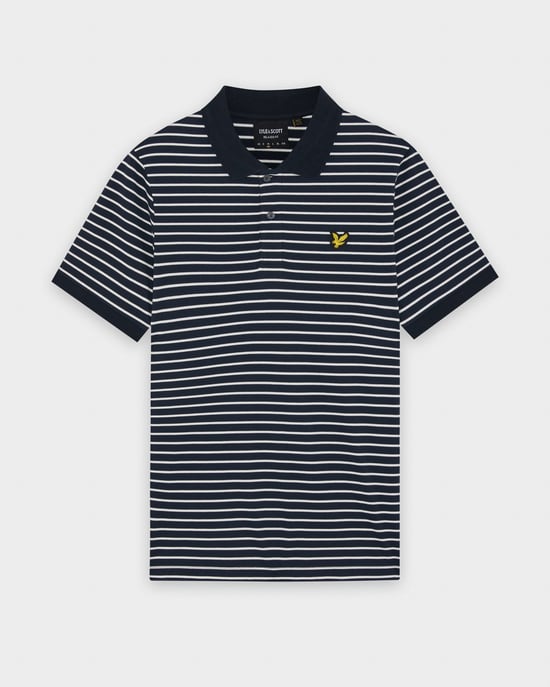 W403 Polo Shirt in Navy - Image 2