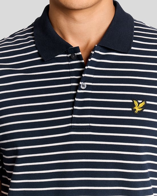 W403 Polo Shirt in Navy - Image 4