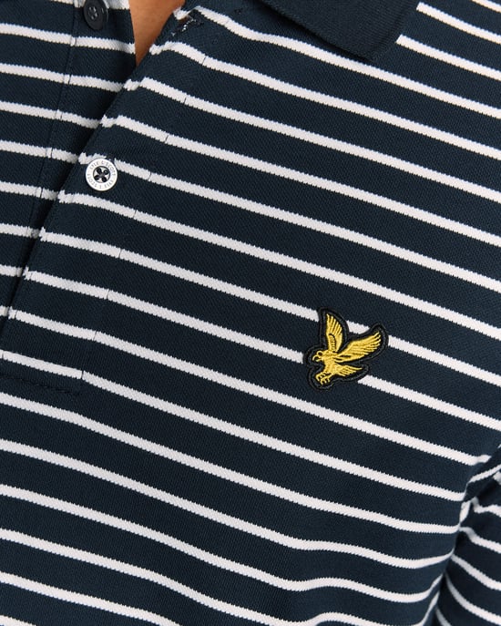 W403 Polo Shirt in Navy - Image 6