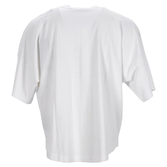 Übergroßes T-Shirt mit Palm Angels Logo-Illustration aus weißer Baumwolle - Image 3
