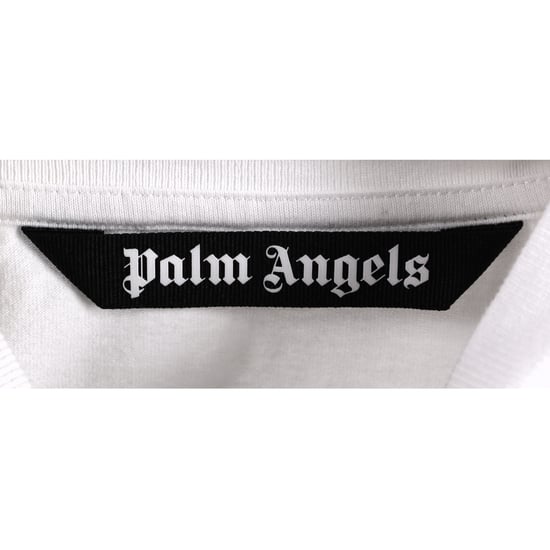 Übergroßes T-Shirt mit Palm Angels Logo-Illustration aus weißer Baumwolle - Image 4