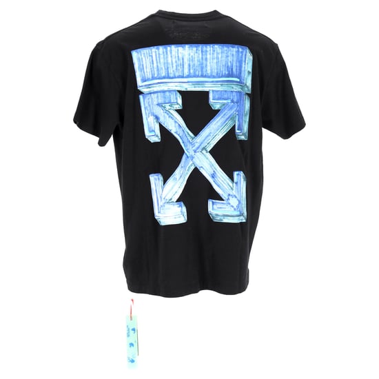 Off-White Marker Kurzarm-Überhemd aus schwarzer Baumwolle - Image 3