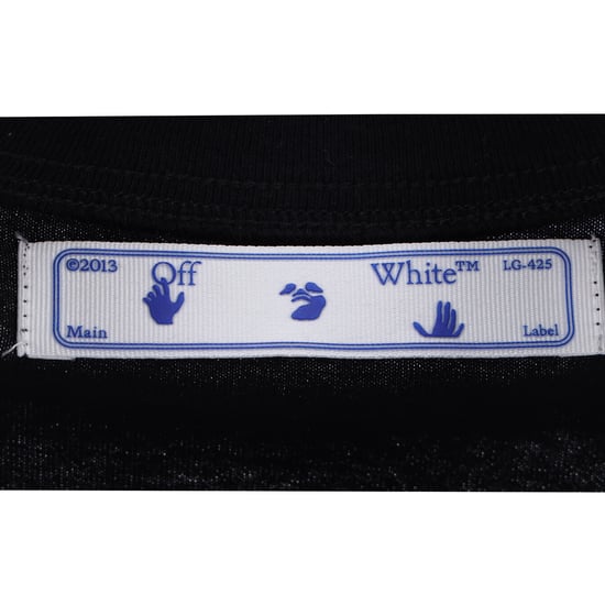 Off-White Marker Kurzarm-Überhemd aus schwarzer Baumwolle - Image 4