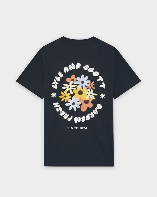 Z271 Lyle & Scott Nature T-Shirt in Dunkelblau - Image 4