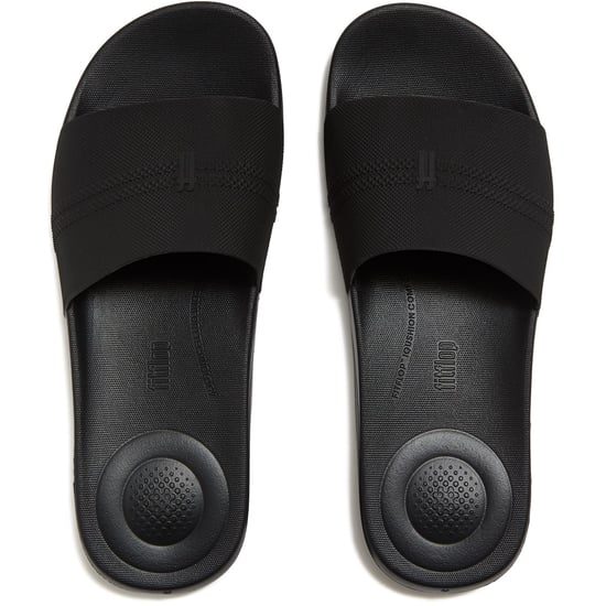 Fitflop iQushion Pool Slides Polyurethan Herren Slides All Black - Image 3