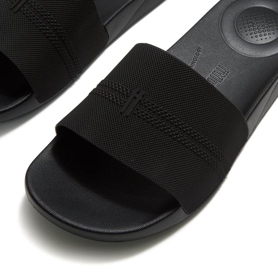 Fitflop iQushion Pool Slides Polyurethan Herren Slides All Black - Image 5