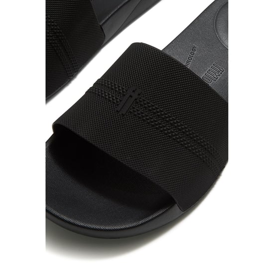 Fitflop iQushion Pool Slides Polyurethan Herren Slides All Black - Image 6