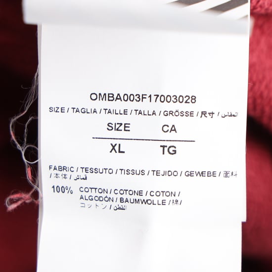 Off-White Diagonal Sweatshirt aus roter Baumwolle - Image 5