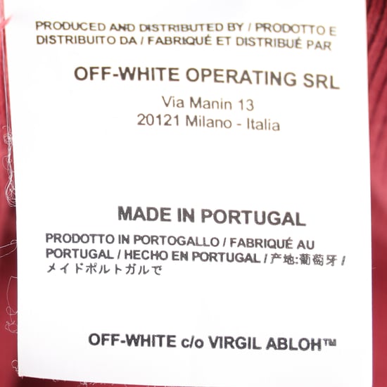 Off-White Diagonal Sweatshirt aus roter Baumwolle - Image 6