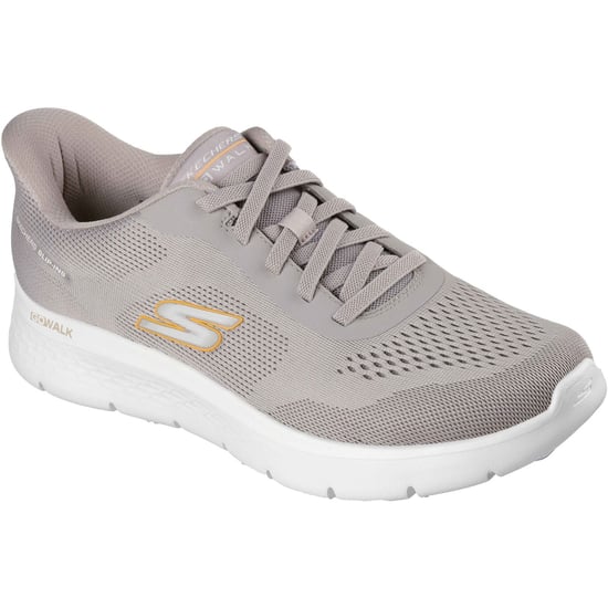 Skechers Go Walk Flex Polyester Herren Taupe Sneakers - Image 1