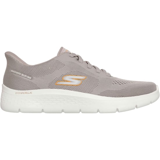 Skechers Go Walk Flex Polyester Herren Taupe Sneakers - Image 2
