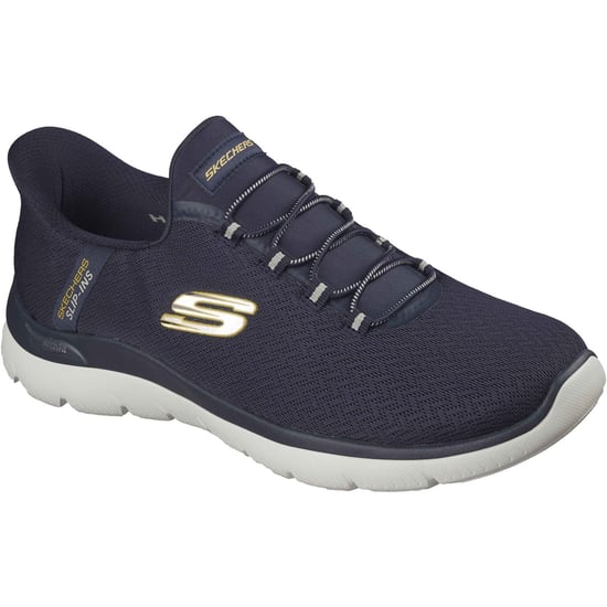 Skechers Arch Fit Summits Kynor Polyester Herren Sneakers Marineblau/Gelb - Image 1