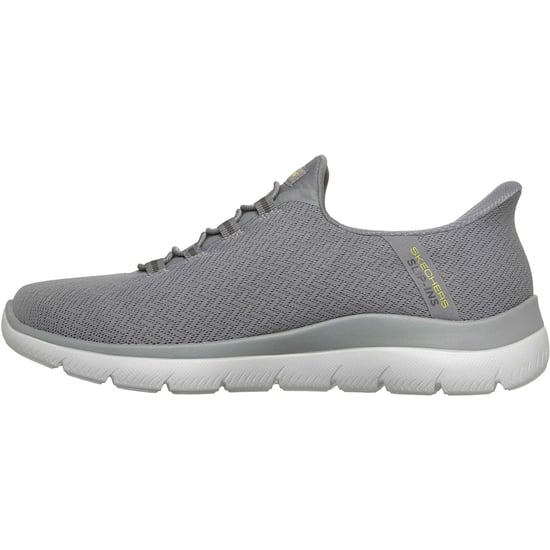 Skechers Arch Fit Summits Kynor Polyester Herren Sneakers Grau/Lime - Image 4