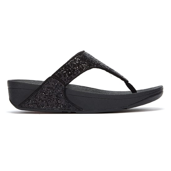 FitFlop Lulu Glitter Damen Schwarz Sandalen - Image 1