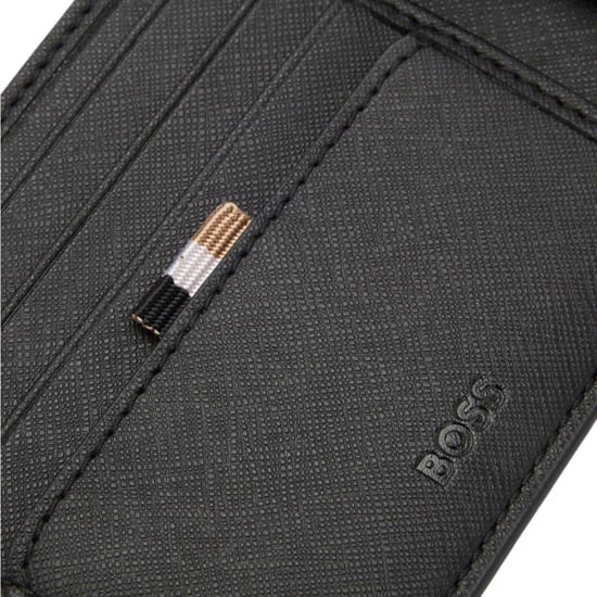 Hugo Boss Herren Lederbörse Zair_4cc Bifold Kreditkartenetui - Image 5
