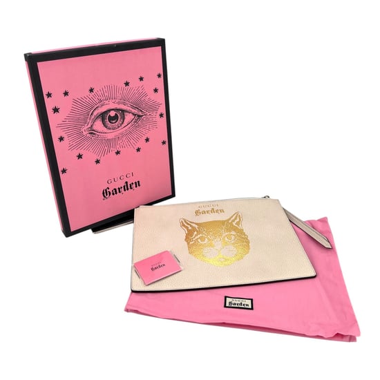 Gucci Leder-Clutch Garten - Image 2