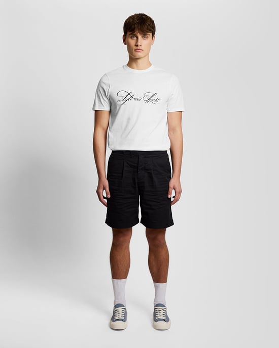 Superfeines Grafik-T-Shirt in Weiß - Image 1