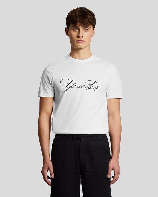 Superfeines Grafik-T-Shirt in Weiß - Image 6