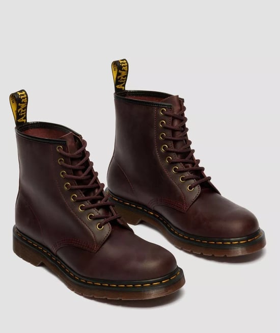 Dr. Martens 1460 Crazy Horse Leder Kirsche Rote Stiefel - Image 1