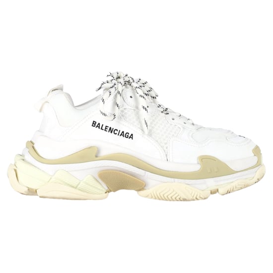 Balenciaga Triple S Sneaker aus weißem Polyester - Image 1