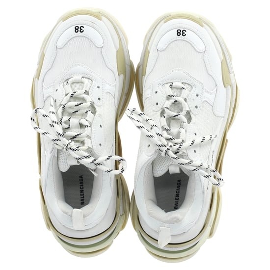 Balenciaga Triple S Sneaker aus weißem Polyester - Image 3