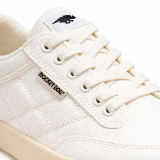 Rocket Dog Kitty 12a Canvas/Pu Damen Freizeitsneaker Weiß - Image 3