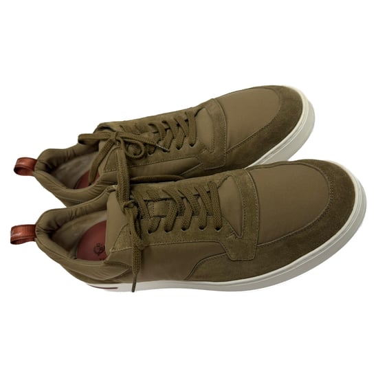 Loro Piana Newport Sneakers aus olivfarbenem Polyester - Image 5