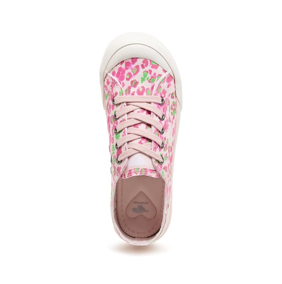 Rocket Dog Jazzin Snap Damen Leinenschuhe Pink Mehrfarbig - Image 3