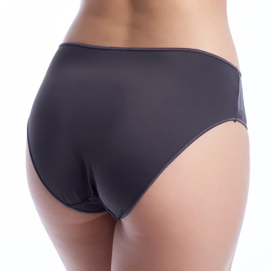 Damen Mikrofaser Bikini-Höschen mit elegantem gestreiften Stoff VANESA - Image 3