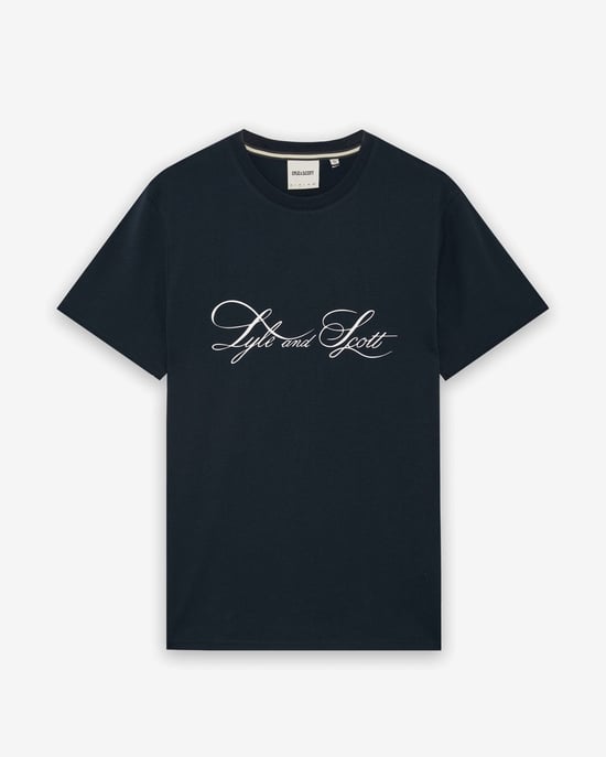 Superfeines Grafik-T-Shirt in Schwarz - Image 2
