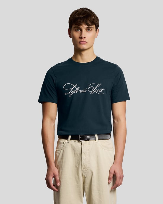 Superfeines Grafik-T-Shirt in Schwarz - Image 6