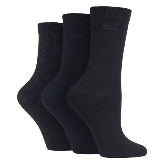 3er Pack Damen Einfarbige Baumwollsocken - Weich Atmungsaktiv für Ideal Komfort im Alltag - Image 1